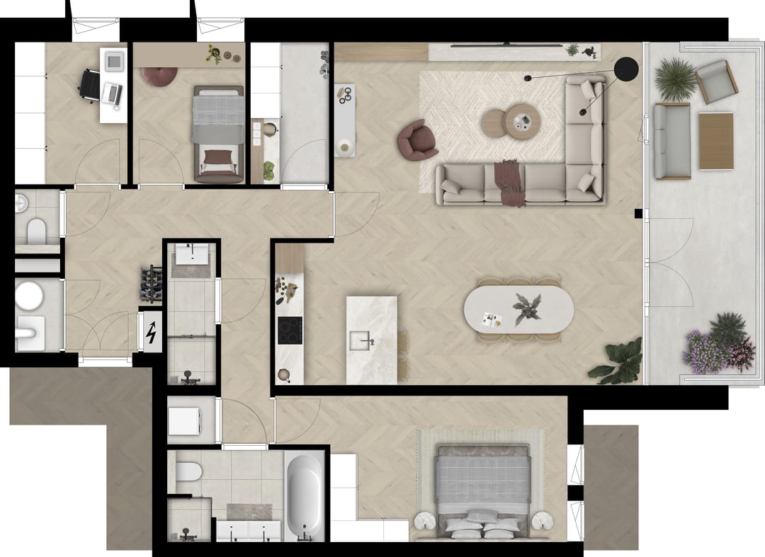 Foto 8 van Appartement (Bouwnr. 15)