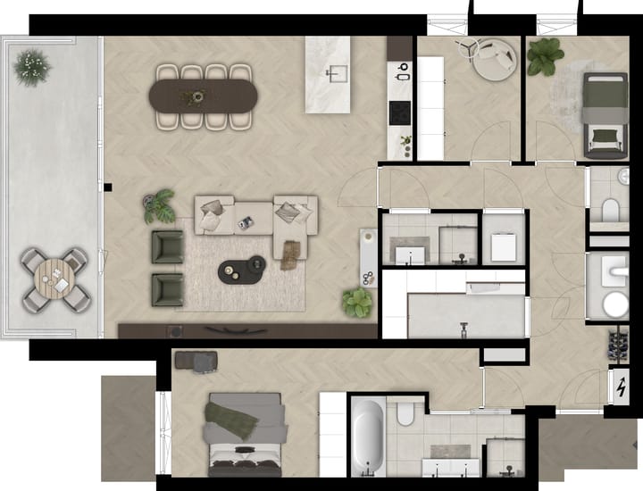 Foto 8 van Appartement (Bouwnr. 20)