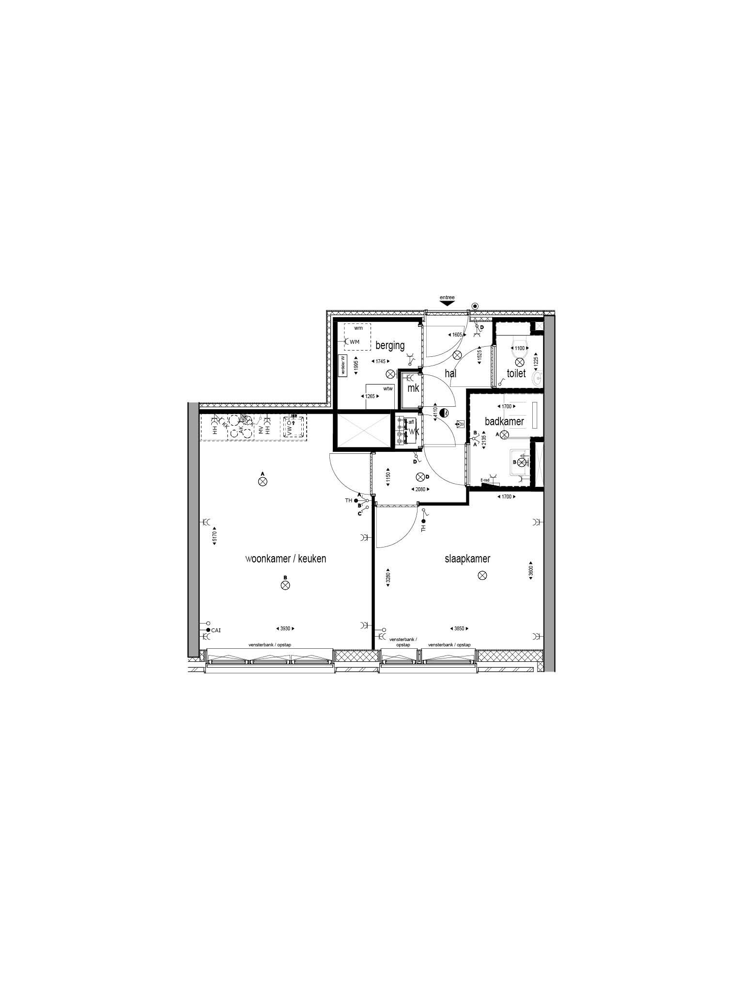 Foto 3 van 2-kamerappartement (Bouwnr. 253)