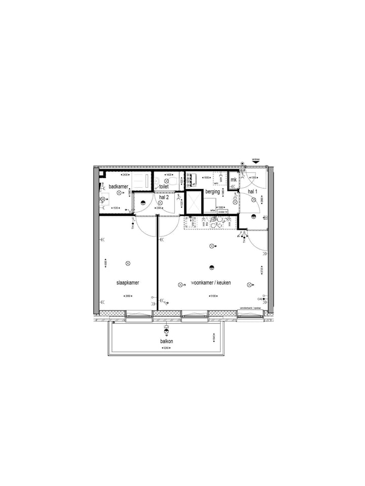 Foto 3 van 2-kamerappartement met balkon (Bouwnr. 213)
