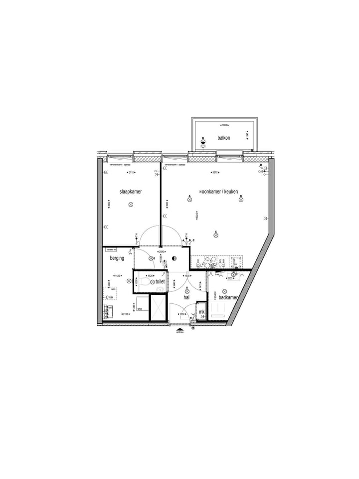 Foto 3 van 2-kamerappartement met balkon (Bouwnr. 211)