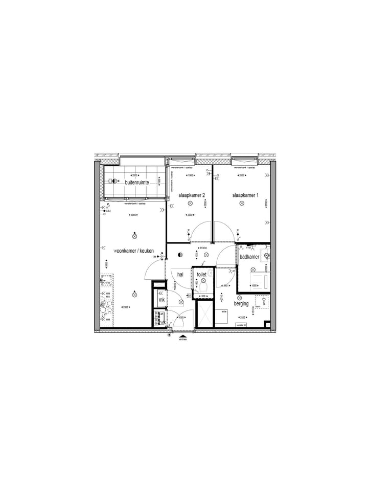 Foto 3 van 3-kamerappartement met balkon (Bouwnr. 202)