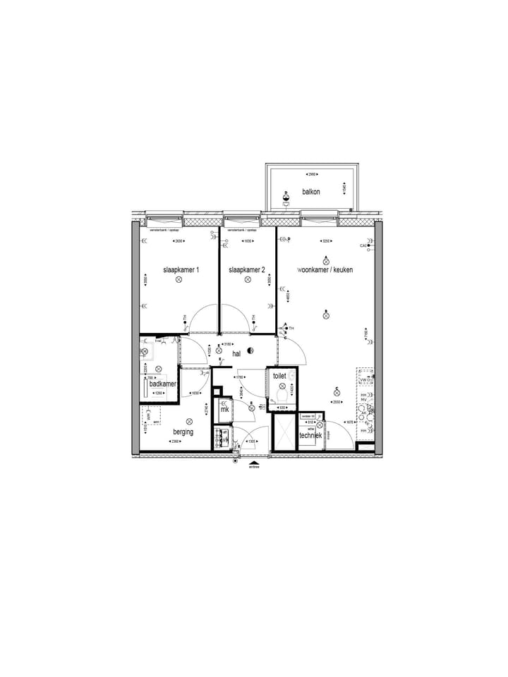 Photo 3 of 3-kamerappartement met balkon (Bouwnr. 227)