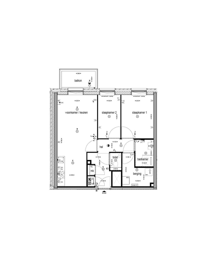 Foto 3 van 3-kamerappartement met balkon (Bouwnr. 254)