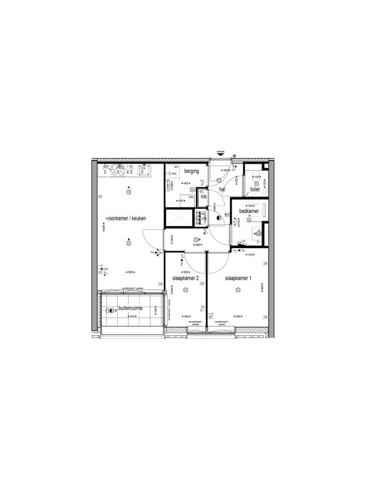 Photo 3 of 3-kamerappartement met balkon (Bouwnr. 262)