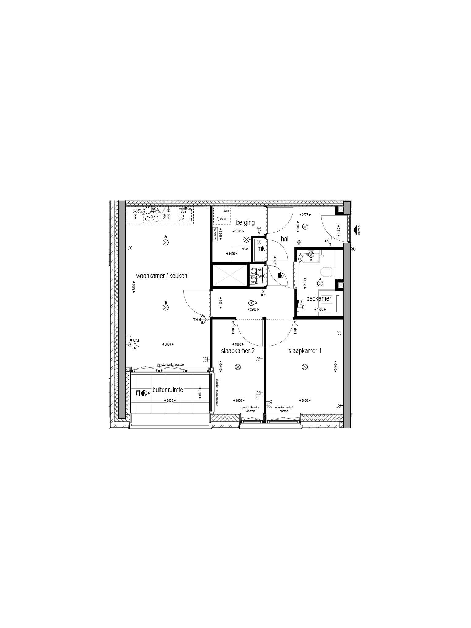 Foto 3 van 3-kamerappartement met balkon (Bouwnr. 269)