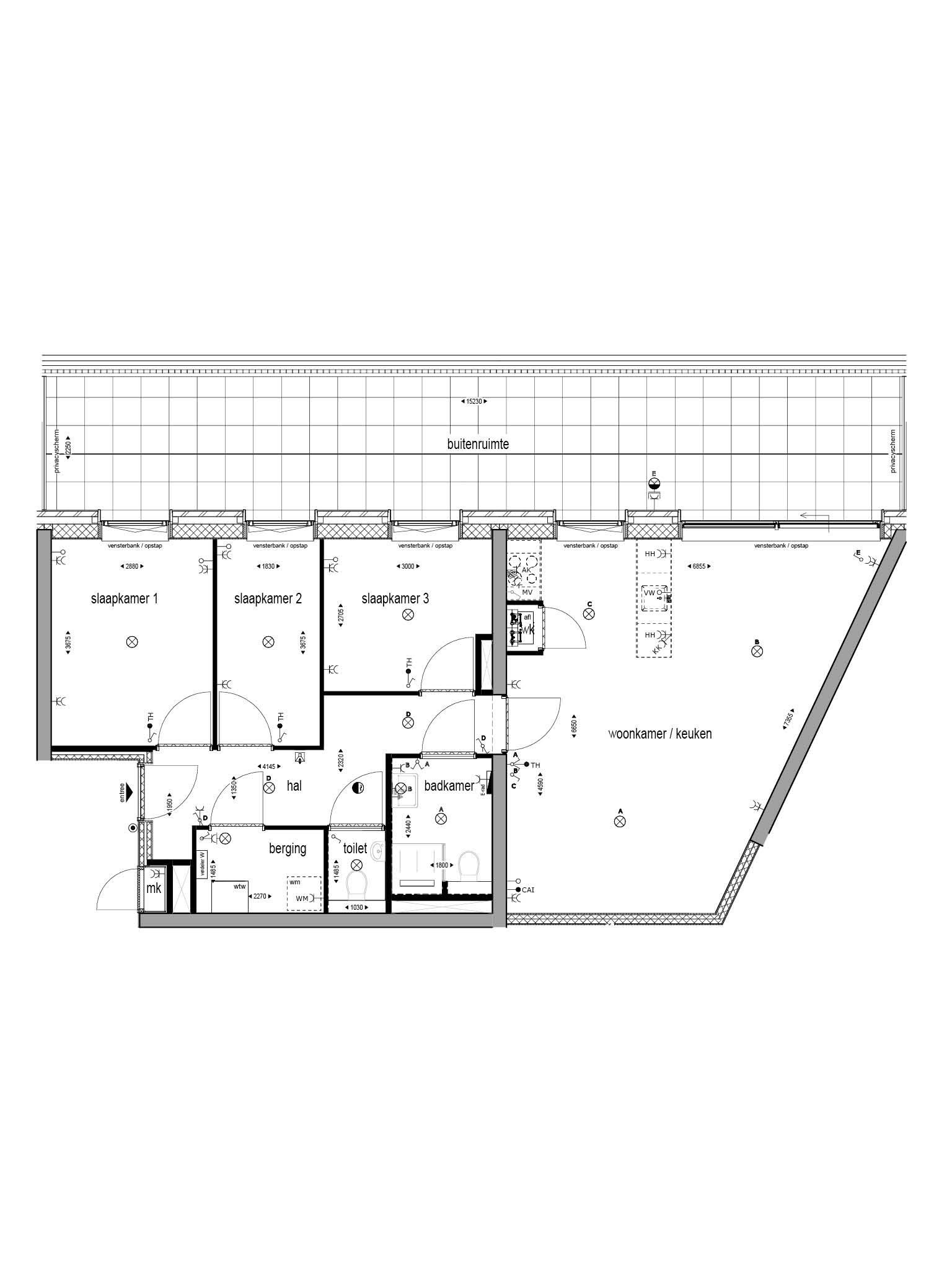 Foto 3 van 3/4-kamerappartement met dakterras (Bouwnr. 271)