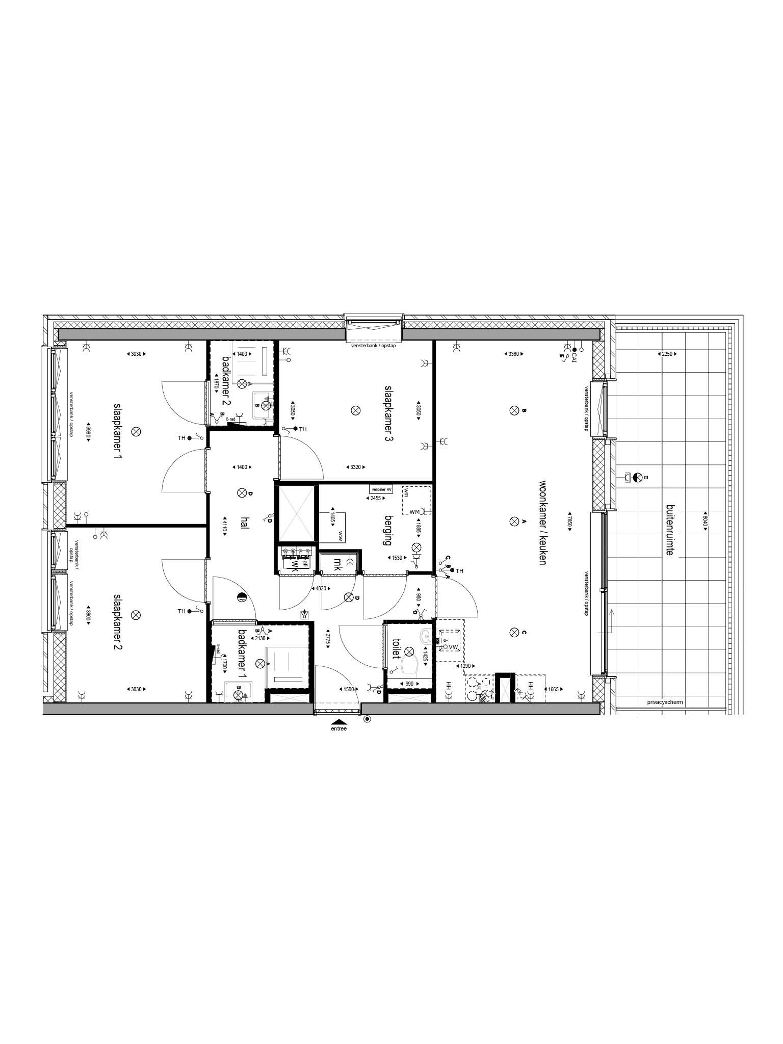 Foto 3 van 3/4-kamerappartement met dakterras (Bouwnr. 270)