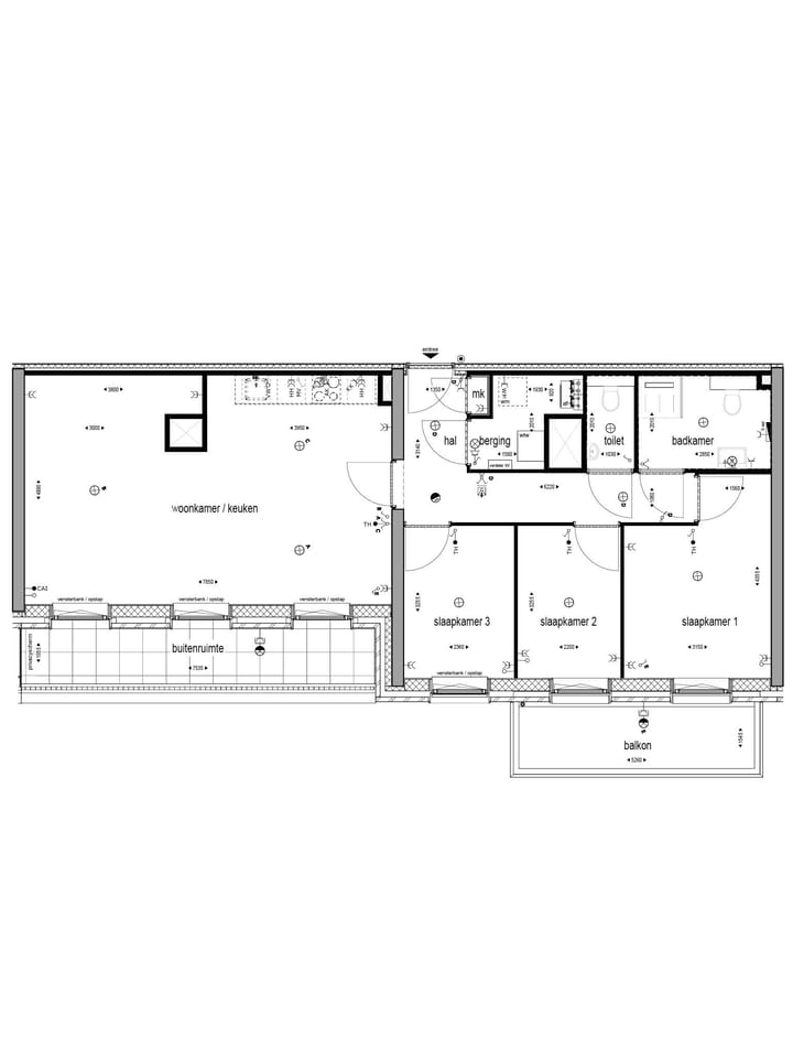 Foto 3 van 3/4-kamerappartement met dakterras (Bouwnr. 273)
