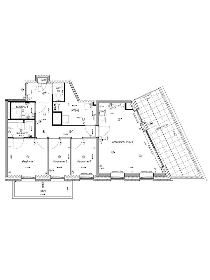 Foto 3 van 3/4-kamerappartement met dakterras (Bouwnr. 276)
