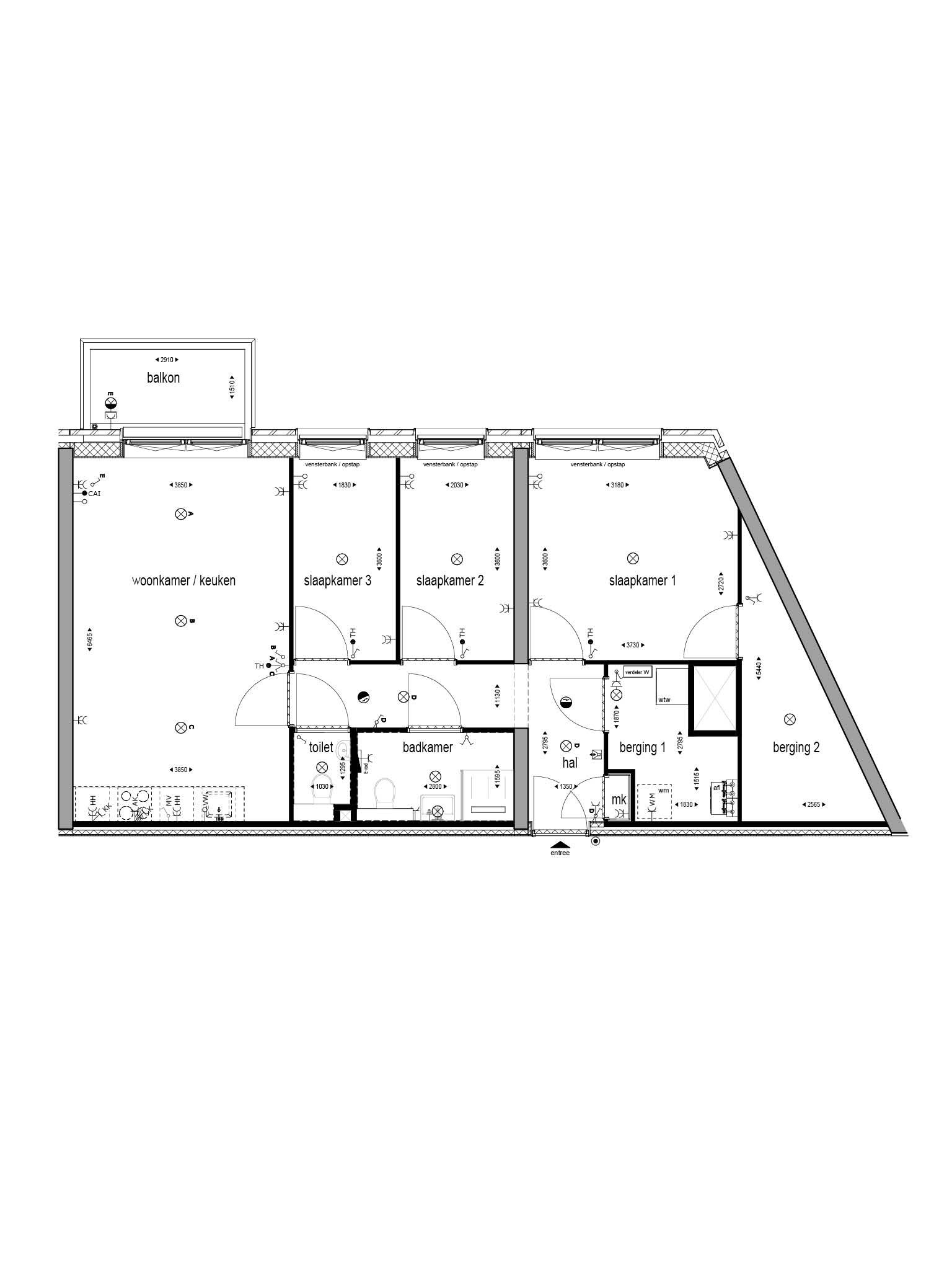Foto 3 van 3/4-kamerappartement met tuinzicht (Bouwnr. 274)