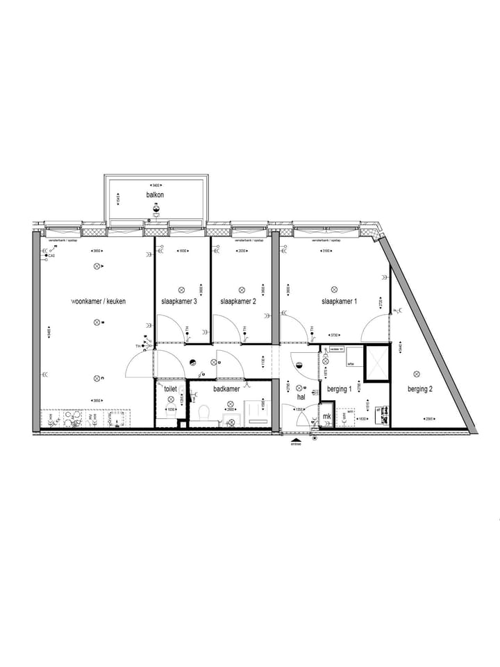 Foto 3 van 3/4-kamerappartement met tuinzicht (Bouwnr. 278)