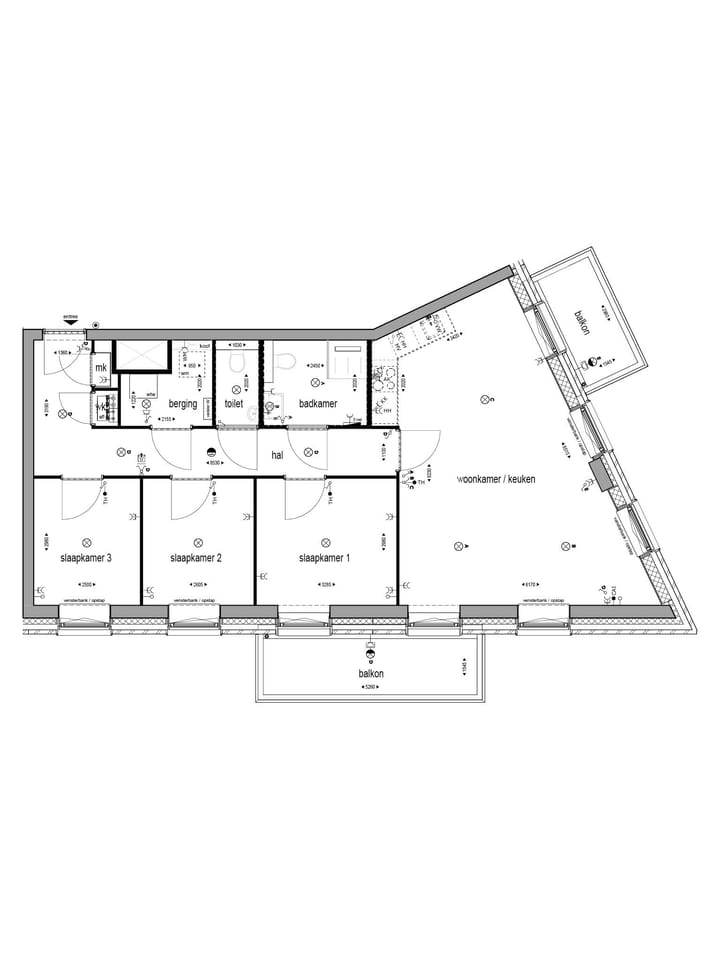 Foto 3 van 4-kamerhoekappartement (Bouwnr. 239)