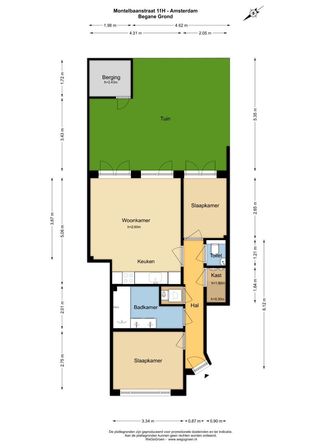 Foto 27 van Montelbaanstraat 11-H
