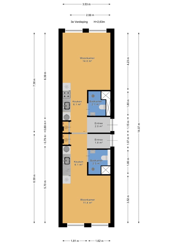 Foto 2 van Korbootstraat 43-L