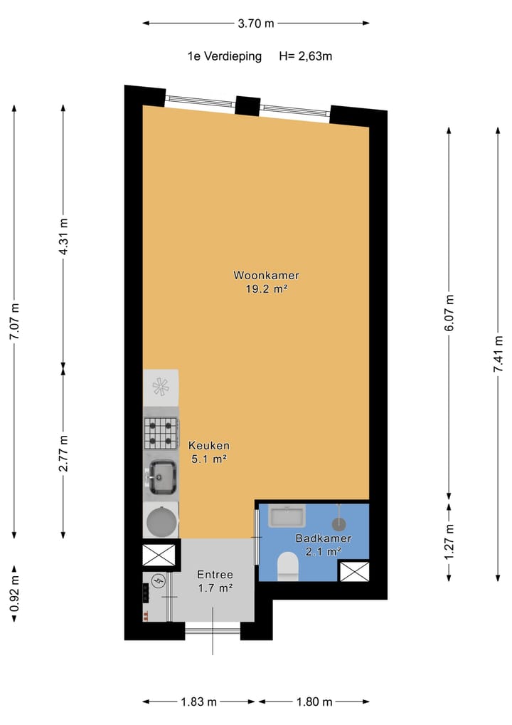 Foto 6 van Treilerweg 74-H