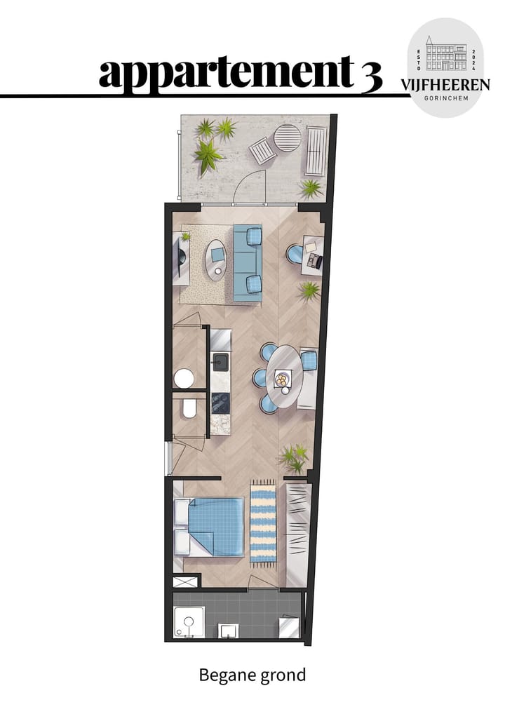 Foto 6 van Appartement (Bouwnr. 3)