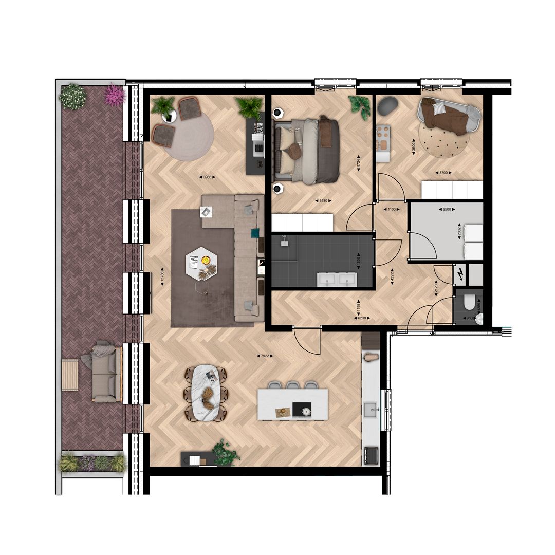 Foto 11 van APPARTEMENT TYPE E (Bouwnr. 5)