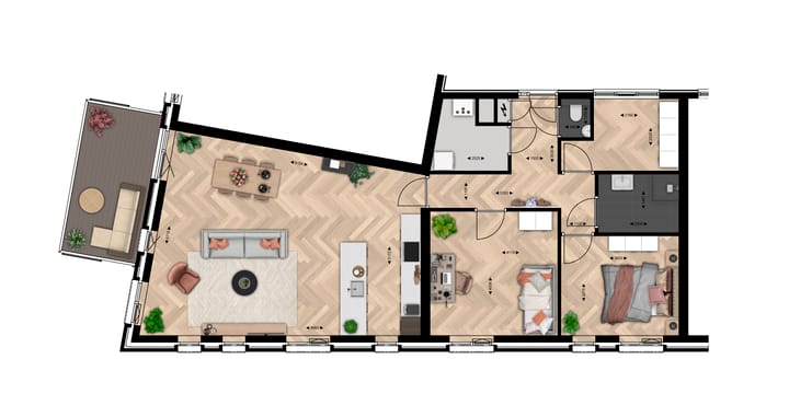 Foto 10 van APPARTEMENT TYPE C (Bouwnr. 19)