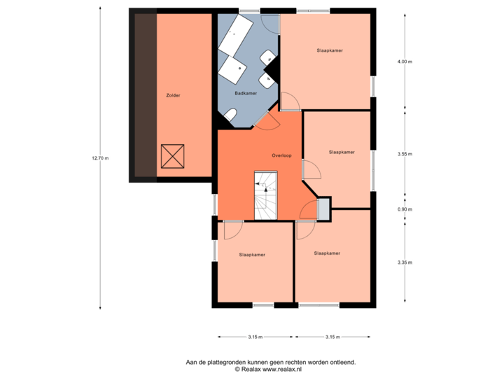 Verdieping 1 Bedrijfswoning