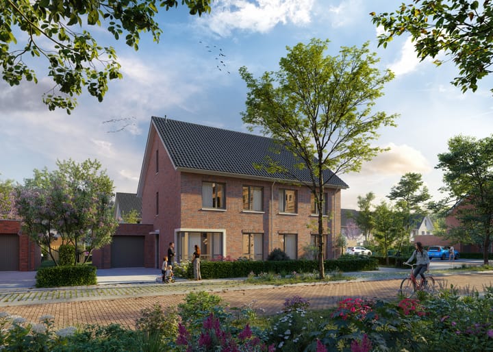 Foto van De Heuvelsche Velden fase 2 - tweekapper type B 2-onder-1-kapwoning