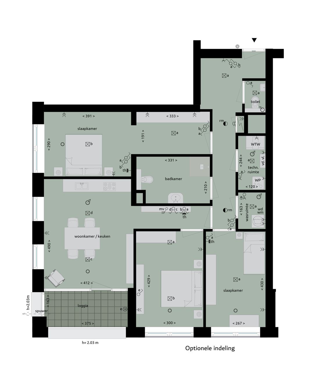 Foto 8 van Appartement (Bouwnr. 3.4)