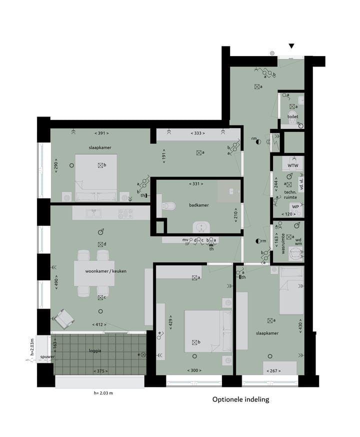 Foto 8 van Appartement (Bouwnr. 2.6)