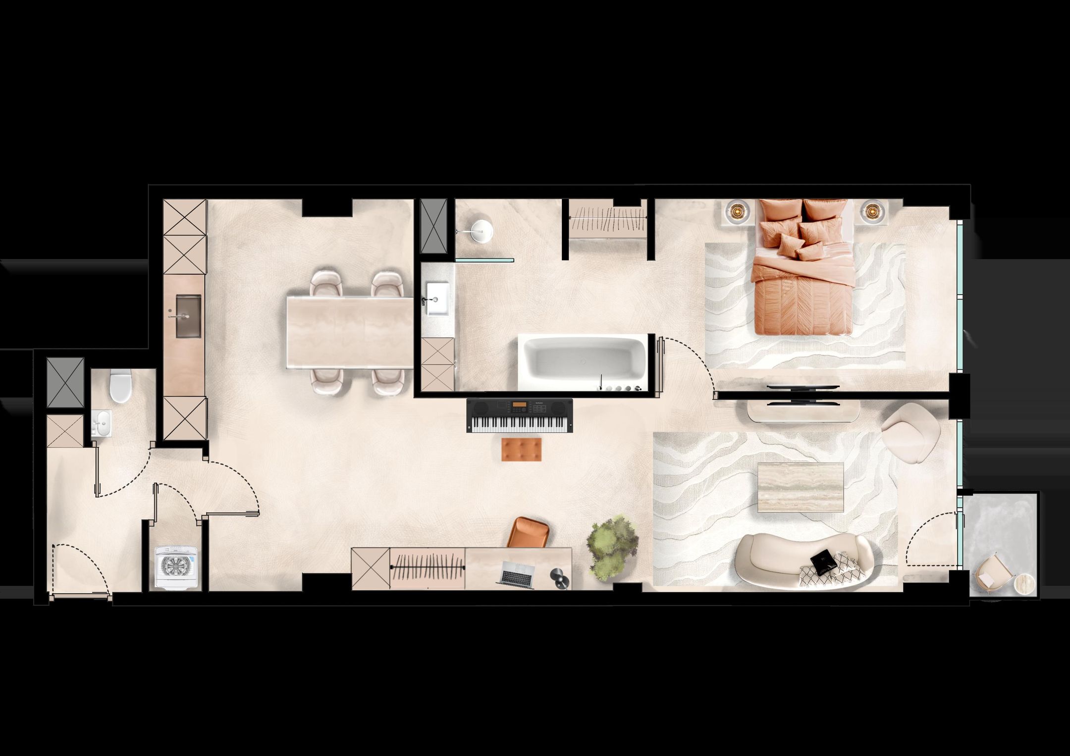 Apartment in Rotterdam - Aanzicht 2
