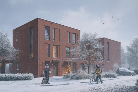 Foto van Eengezinswoningen - twee onder een kap 2-onder-1-kapwoning