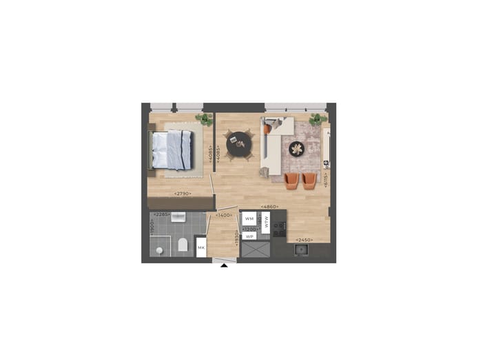 Photo 6 of betaalbare koopappartementen (Bouwnr. 02.02 - M4)