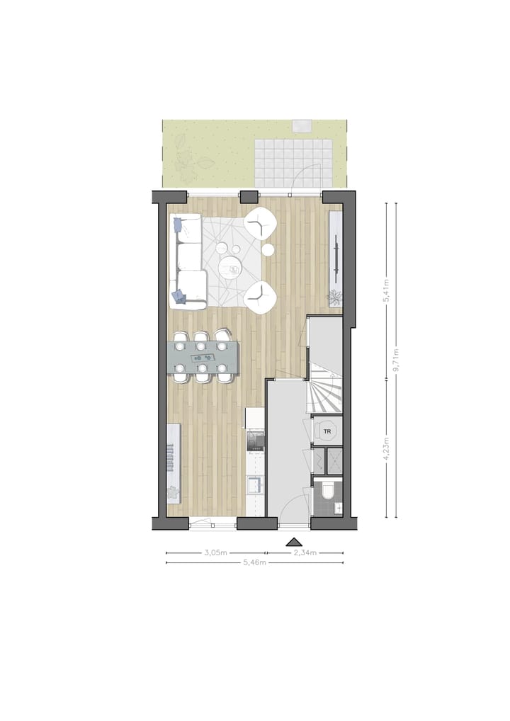 Photo 5 of Stadshuizen P.C. Hooftlaan (Bouwnr. 53)