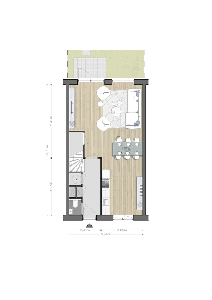 Photo 6 of Stadshuizen P.C. Hooftlaan (Bouwnr. 54)