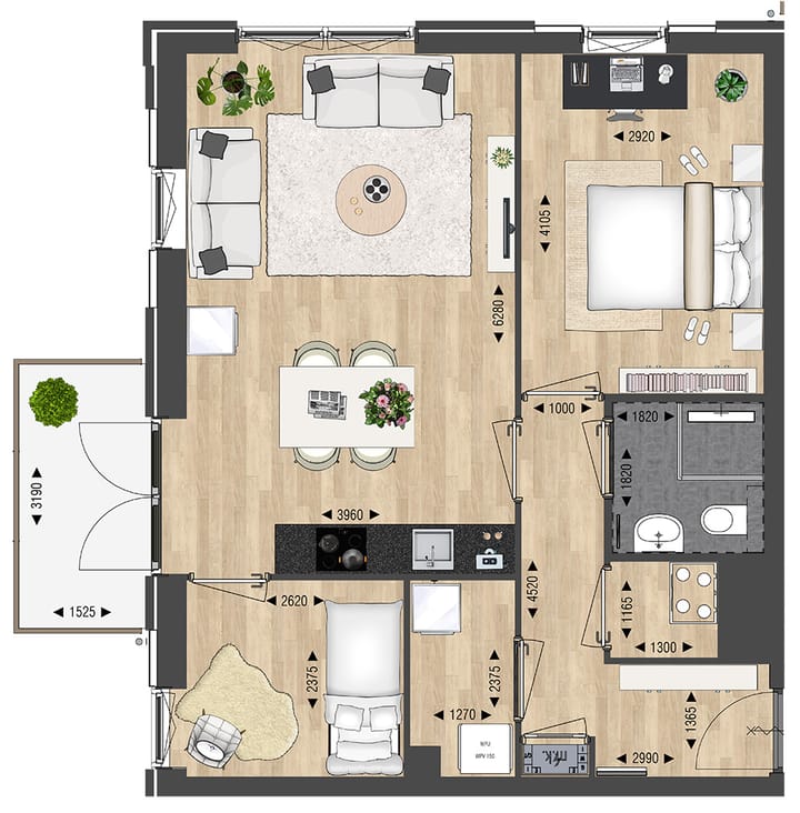 Photo 9 of Driekamerappartementen (Bouwnr. 78)