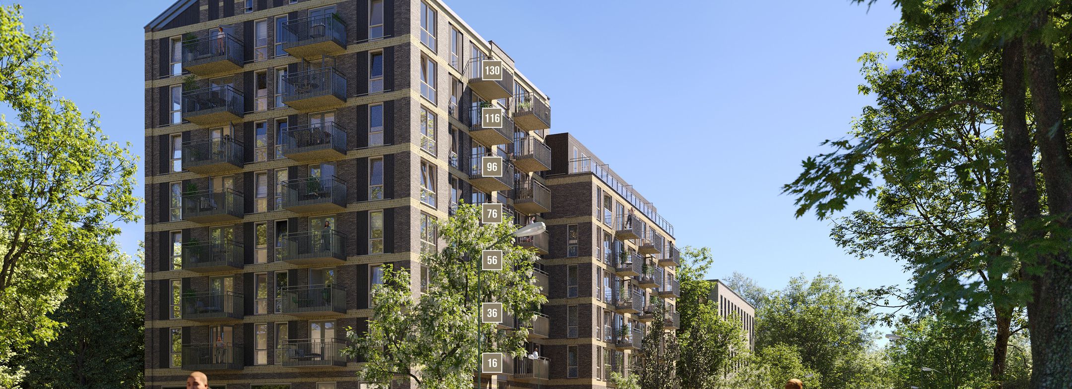 Foto 21 van Studio met terras type 1 (Bouwnr. 128)