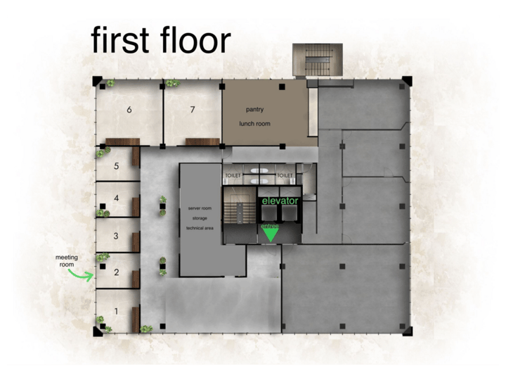 First floor