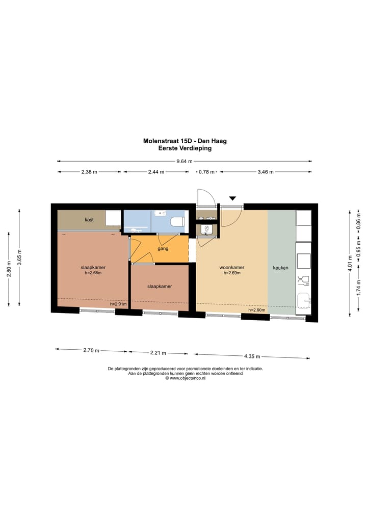 Foto 14 van Molenstraat 15-D