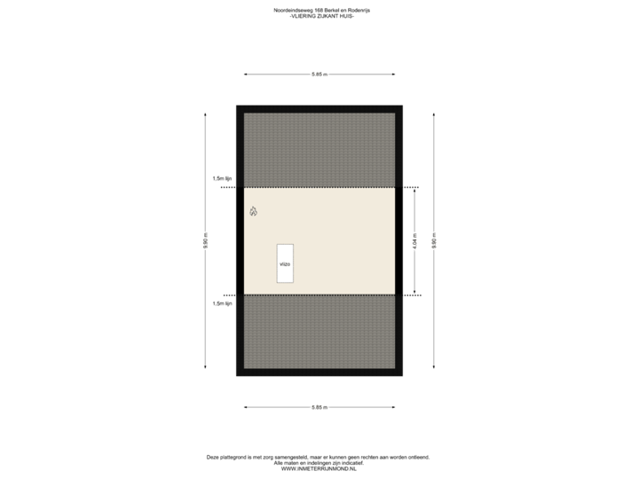 vliering zijkant huis