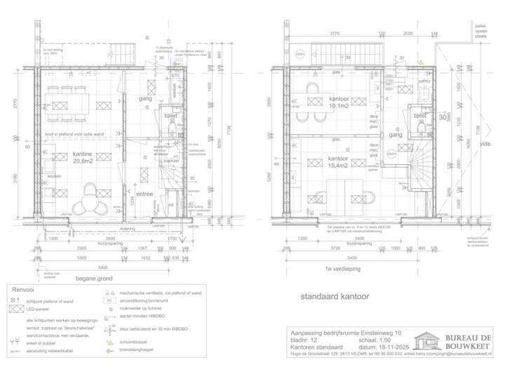 Kantoren Einsteinweg 8,6 en 4