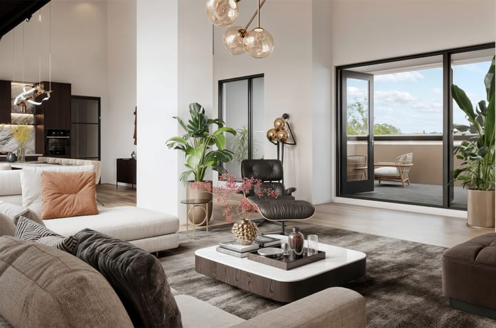 Image of B7 Fuchsia Levensloopbestendig Penthouse Apartment with shared street entrance