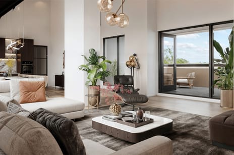 Image of B7 Fuchsia Levensloopbestendig Penthouse Apartment with shared street entrance