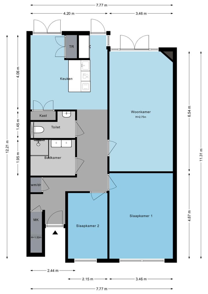 Foto 23 van Biesboschstraat 28-H