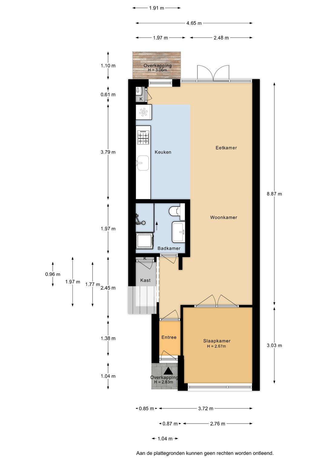 Foto 56 van Tak van Poortvlietstraat 35-A