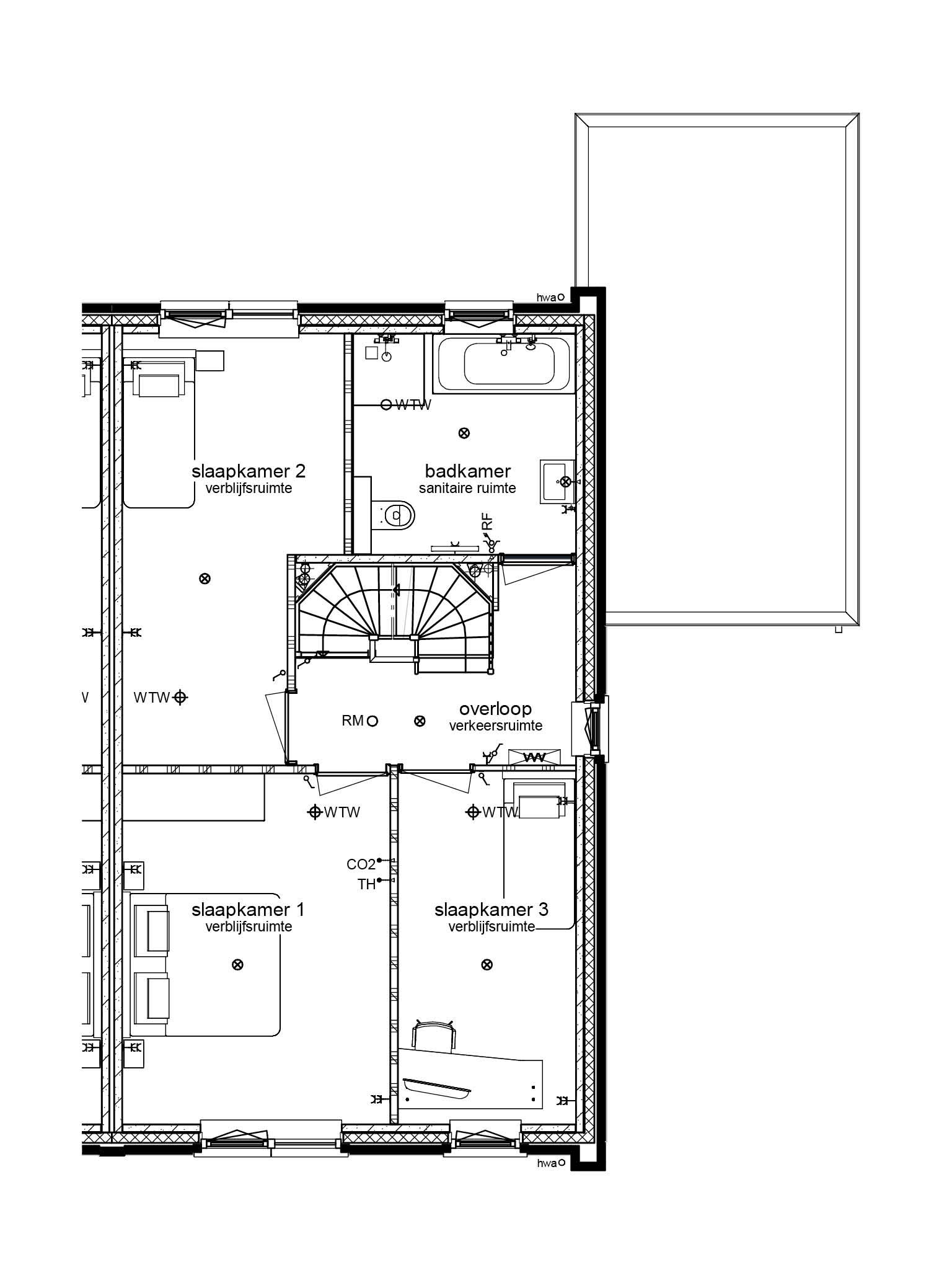 Foto 3 van 2 onder 1 kapwoning (Bouwnr. 3)