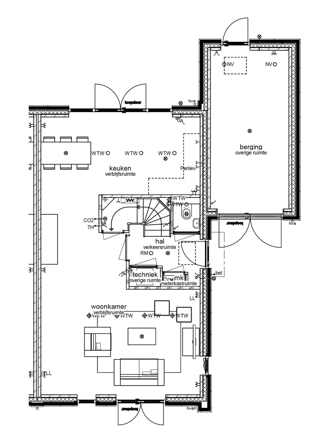Foto 2 van 2 onder 1 kapwoning (Bouwnr. 5)