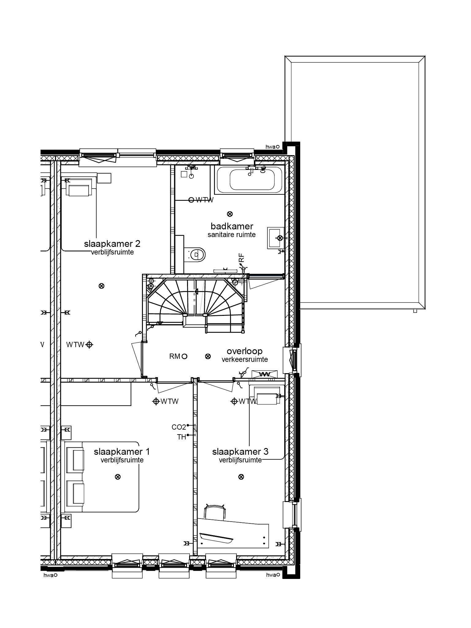 Foto 3 van 2 onder 1 kapwoning (Bouwnr. 5)