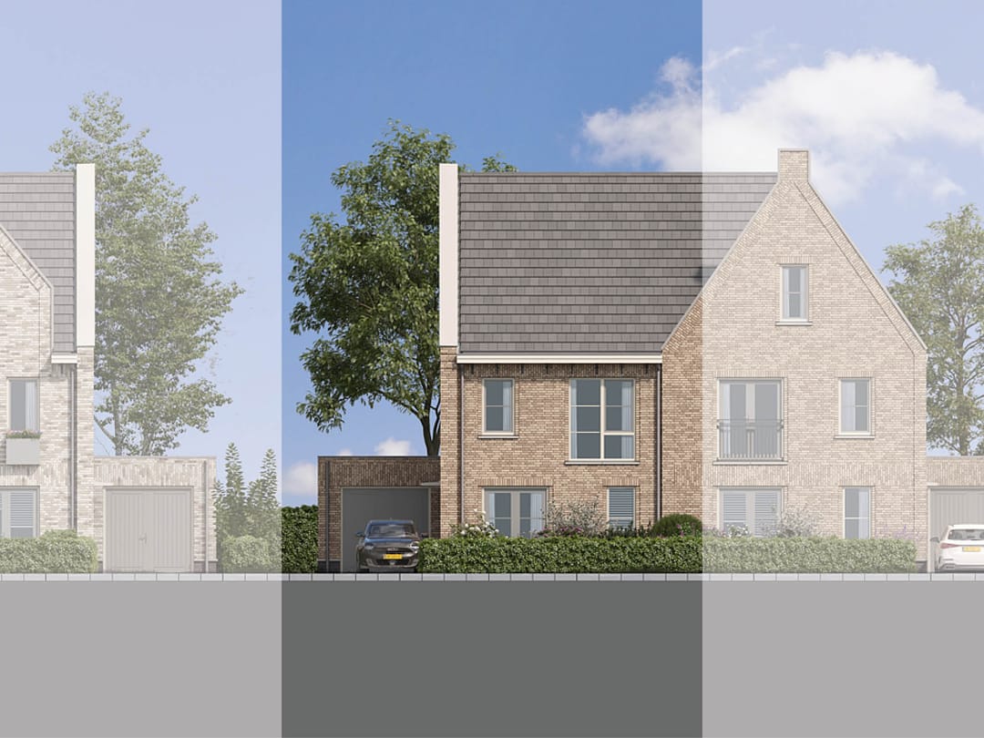 Foto 1 van 2 onder 1 kapwoning (Bouwnr. 6)