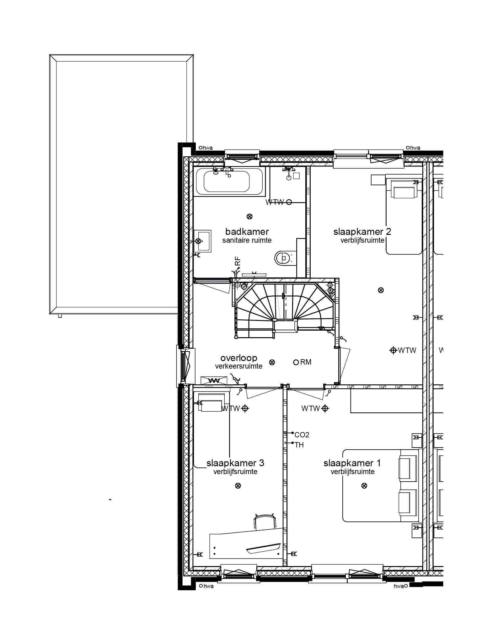 Foto 3 van 2 onder 1 kapwoning (Bouwnr. 6)