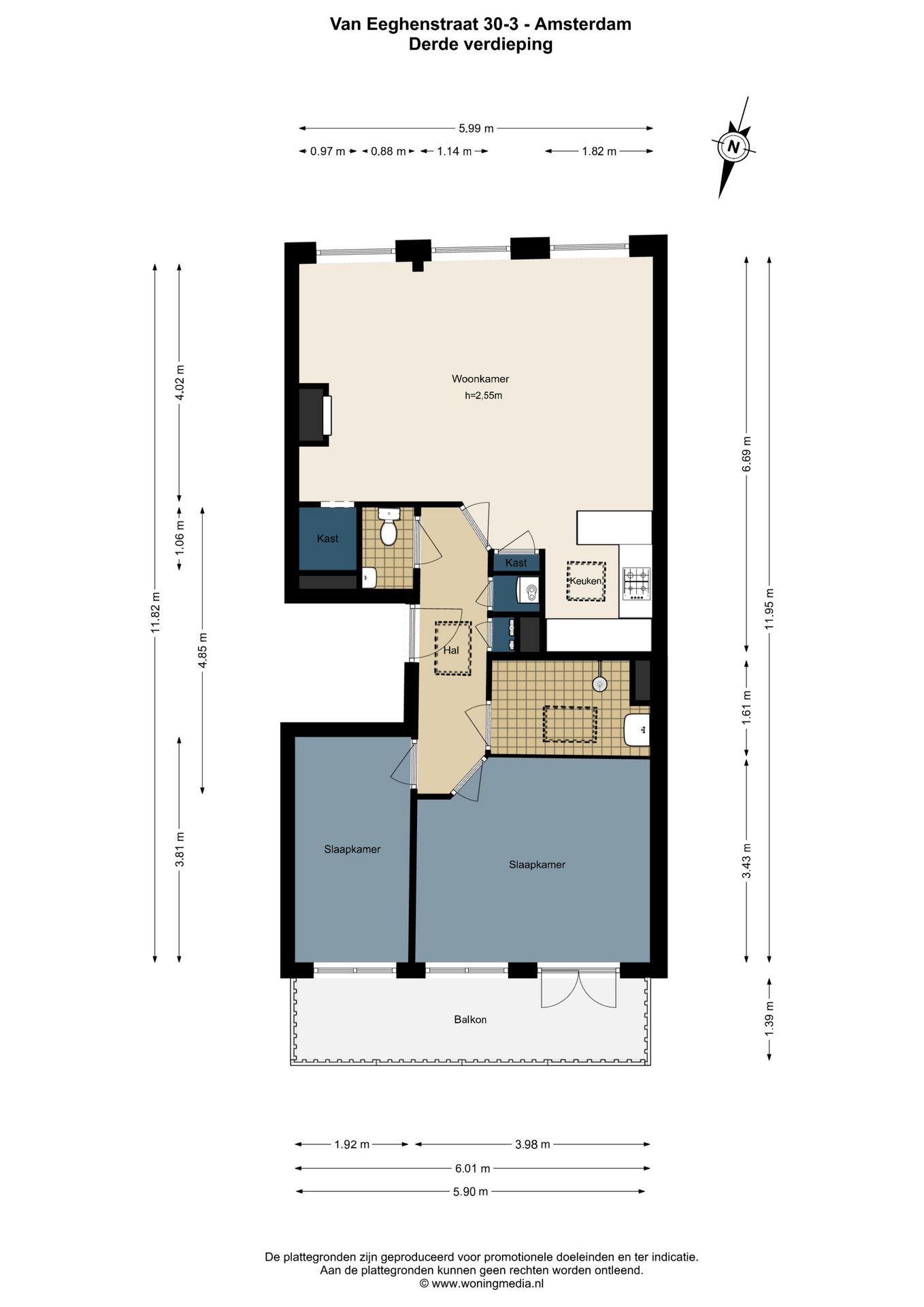 Foto 25 van Van Eeghenstraat 30-3