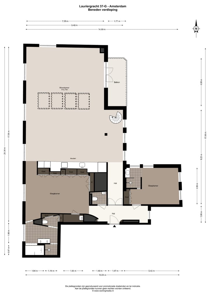 Foto 40 van Lauriergracht 37-G