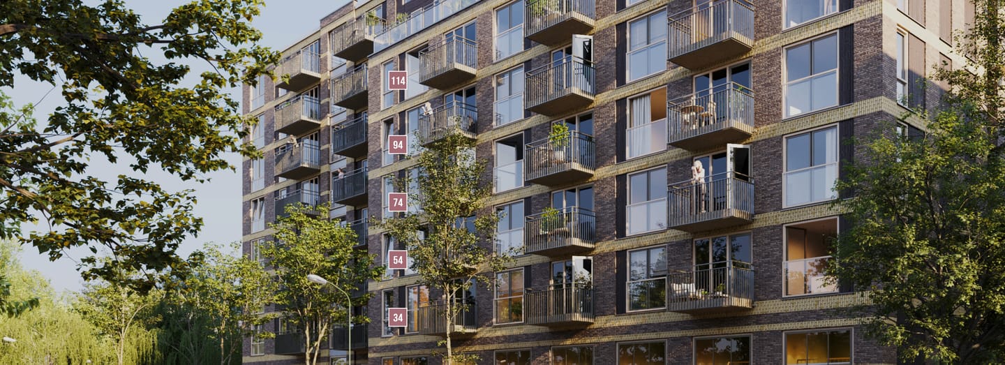 Foto 19 van Tweekamerappartement type 3 (Bouwnr. 133)